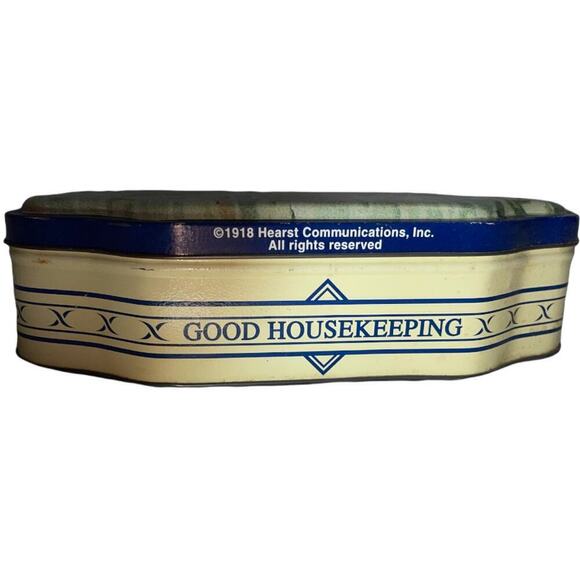 Vntg Good Housekeeping Advertising Tin Can Summer August 1918 Ivory 7.5"x 4.75" - Picture 4 of 5